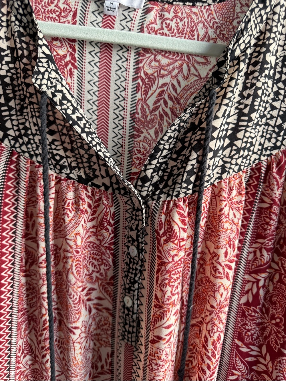 DR2 oversized lightweight pattern tunic - Picture 3 of 5